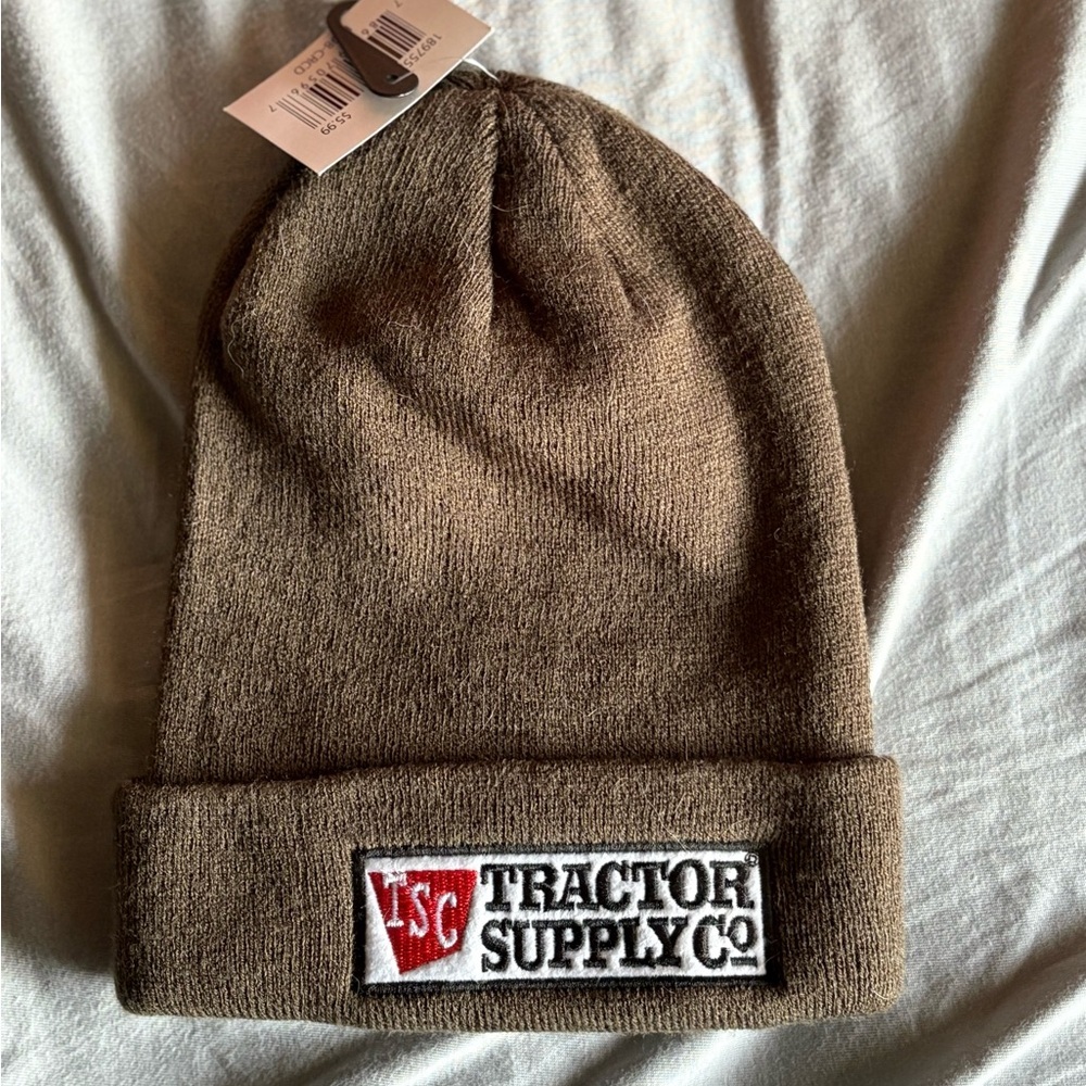Tractor Supply Co Brown Beanie Hat